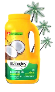 Brahmins Coconut Oil 1 Liter - grocerybasket.ca