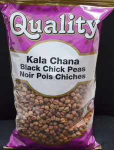 Kala Chana Black Chick Peas 2 lb  (908g) - grocerybasket.ca
