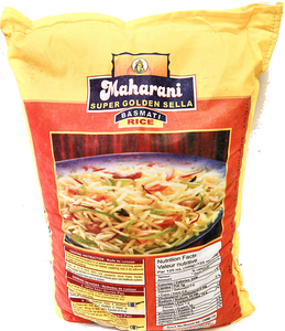 Basmati Rice Sella (Maharani) 10lb - grocerybasket.ca