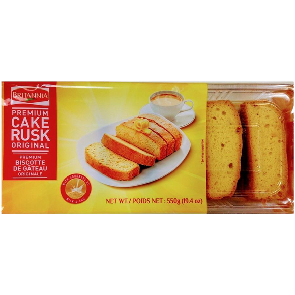 Premium Cake Rusk Original 550g - grocerybasket.ca