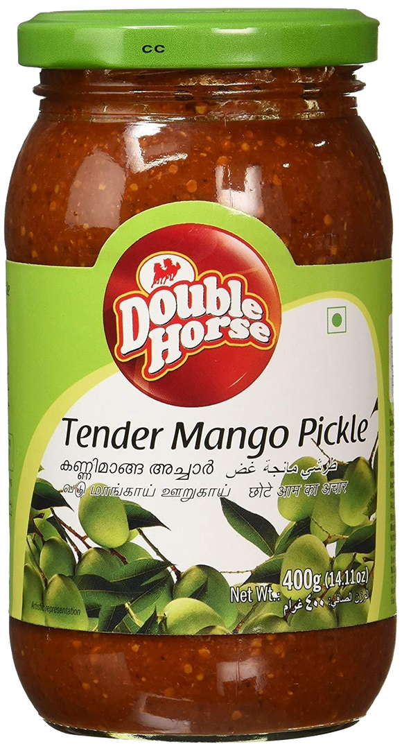 Mango Pickle Tender 400g കണ്ണി മാങ്ങ - grocerybasket.ca